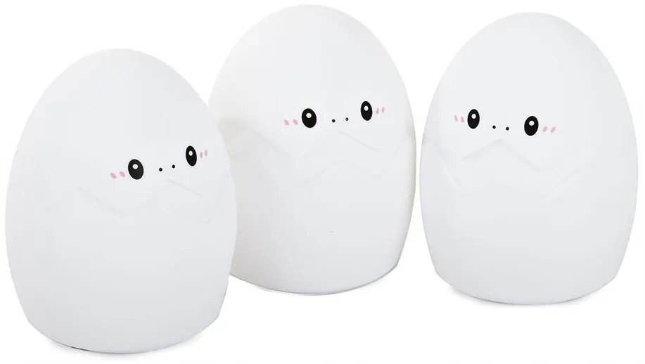 LED dziecięca lampka nocna GEPI 12,5 cm, biała
