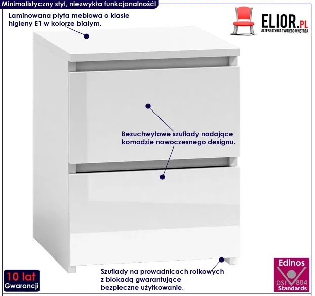 Lakierowana szafka nocna R1-A06