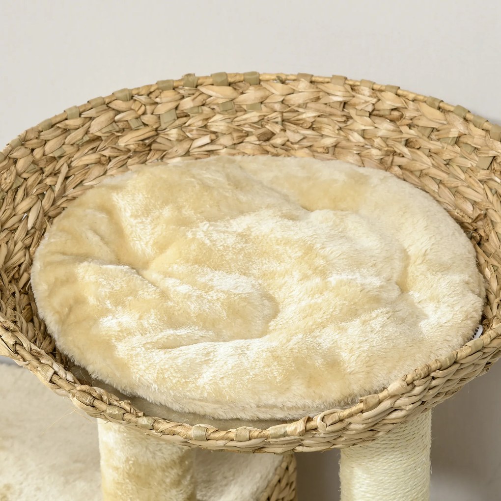 PawHut Drzewko dla kota z piłeczką do zabawy