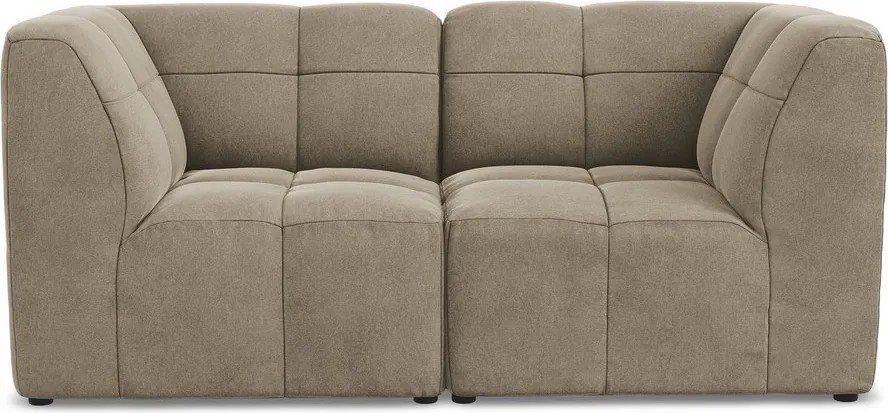 Brązowa aksamitna sofa 180 cm Aloha – Makamii