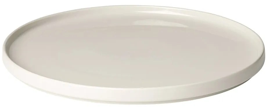 Biały ceramiczny talerz do serwowania Blomus Pilar