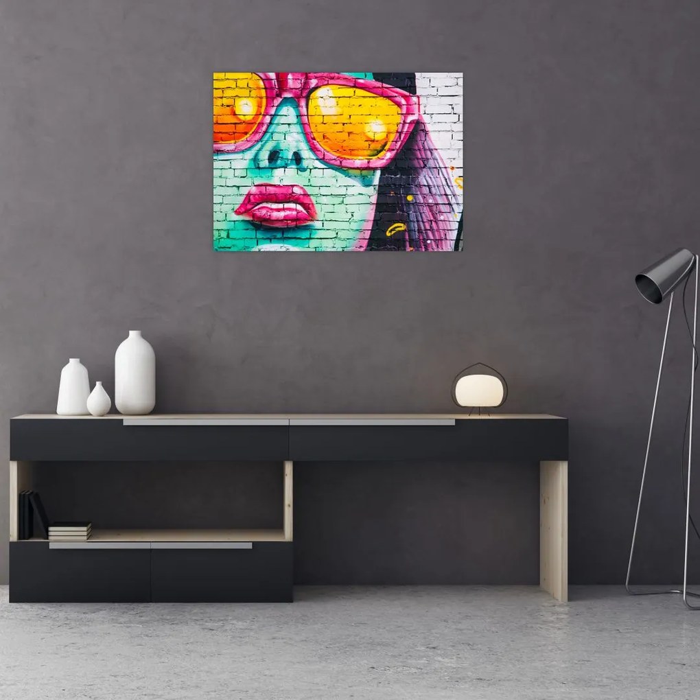Obraz na szkle - Graffiti (70x50 cm)