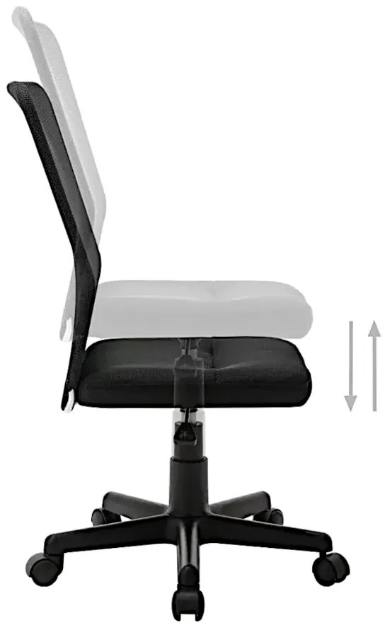 Czarne obrotowe krzesło biurowe P9-M10