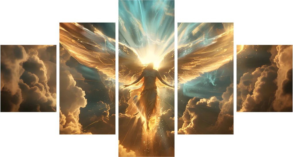 Obraz - Mitologia anielska (125x70 cm)