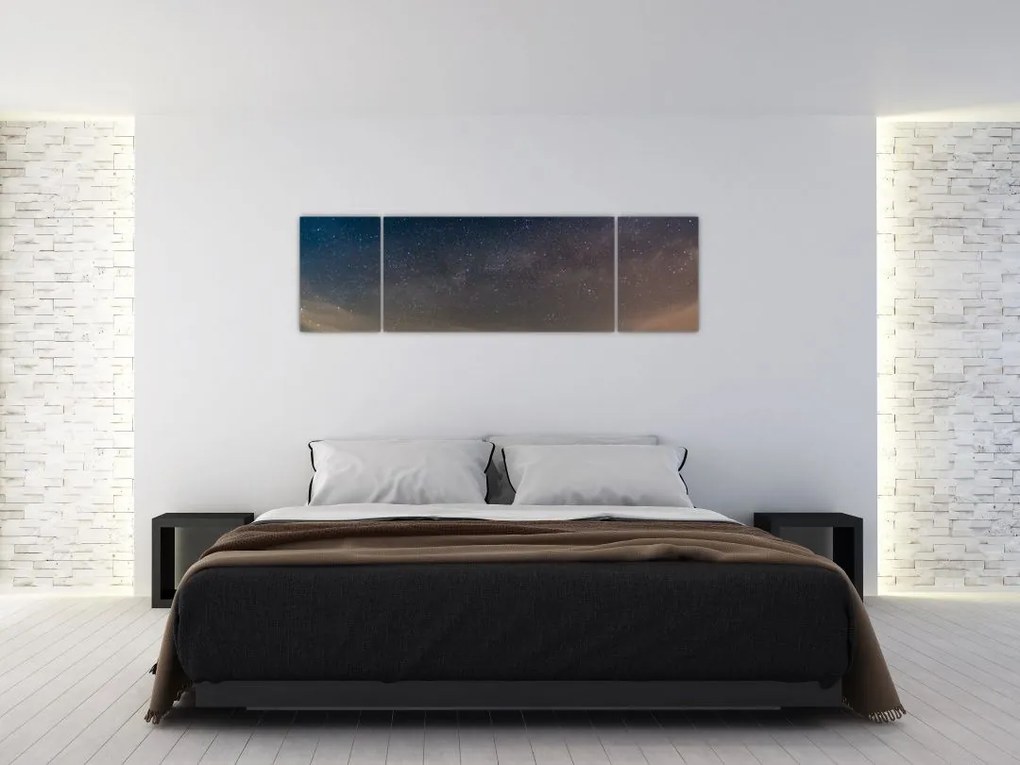 Obraz nocnego nieba (170x50 cm)