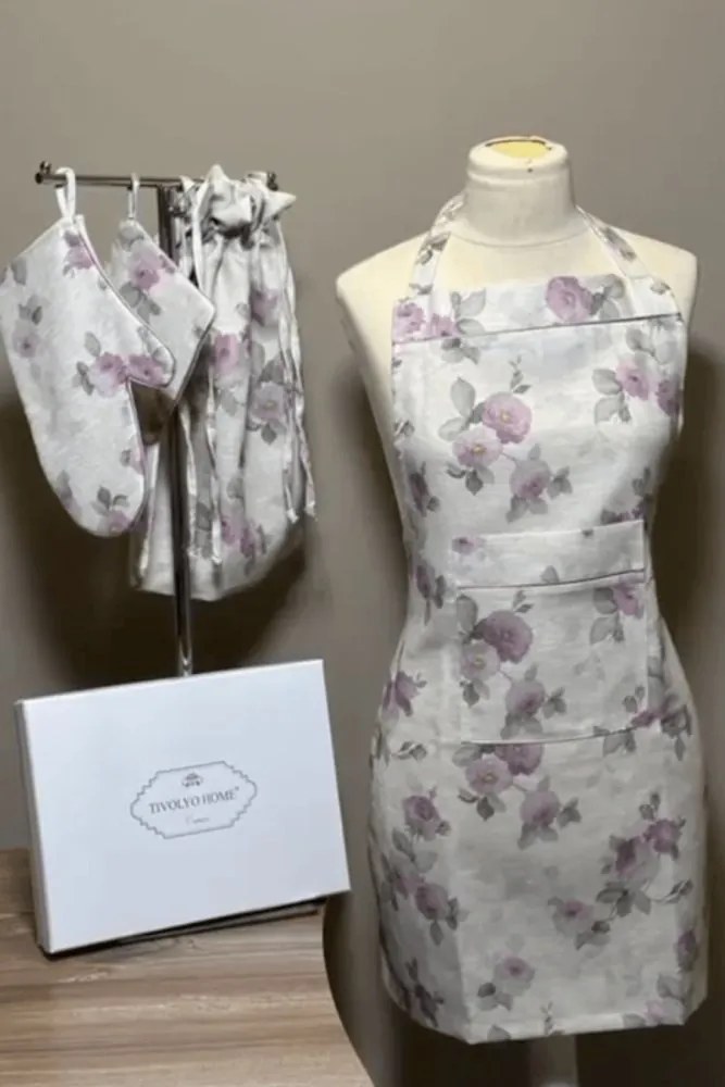 Zestaw kuchenny GLORENZA w opakowaniu prezentowym, 4 szt Rozmiar uniwersalny Mix