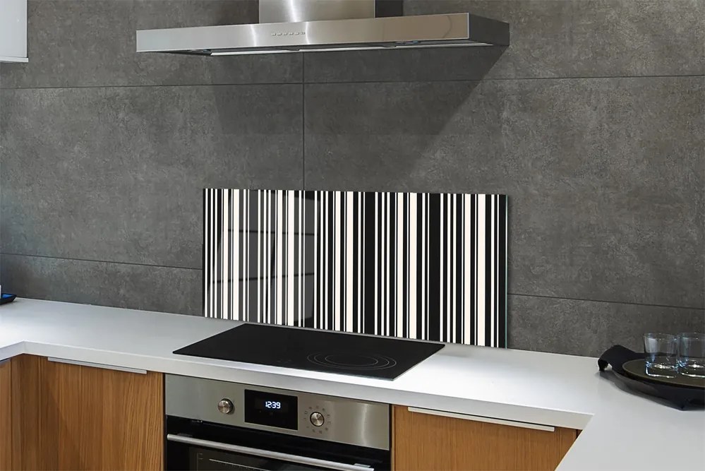 Panel Kuchenny Szklany Dynamiczne Nieregularne Linie