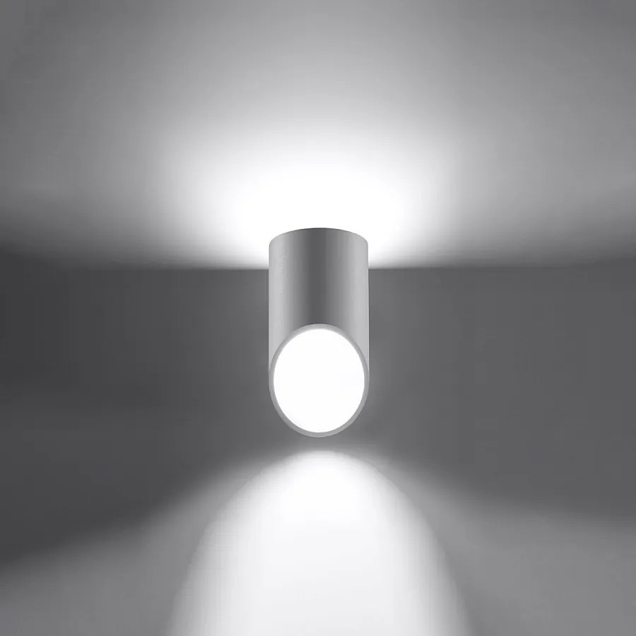 Kinkiety nowoczesny Zitiex, aluminium - 1 źródło światła 3000K - L.10 x H.20 cm - biały