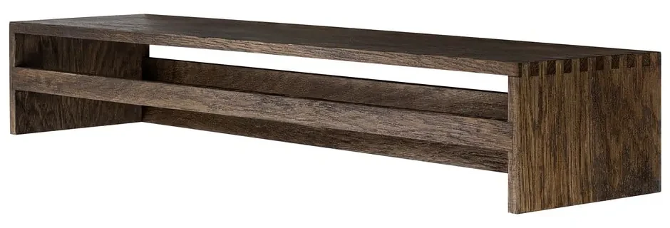 Brązowy wieszak ścienny z litego drewna dębowego z półką 60 cm Showcase – Mette Ditmer Denmark