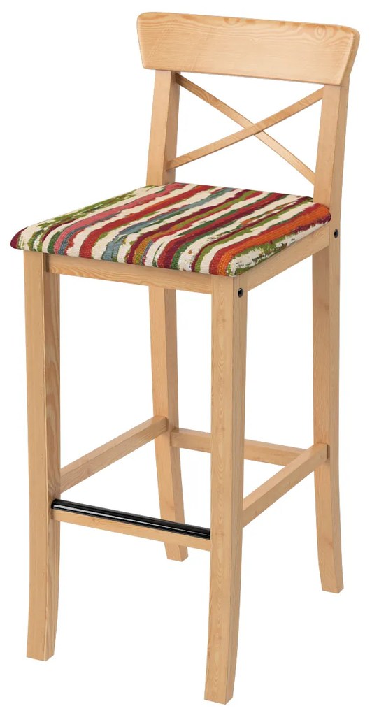 Pokrowiec na krzesło barowe Ingolf z tapicerowanym siedziskiem