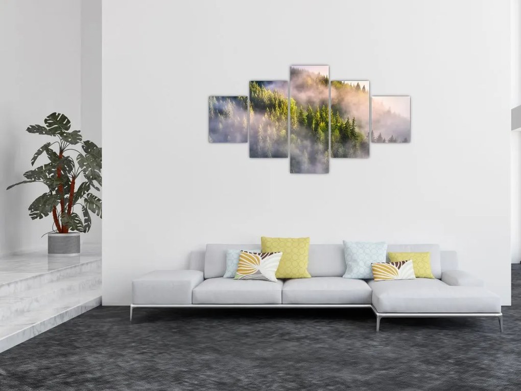 Obraz górskiego krajobrazu (125x70 cm)