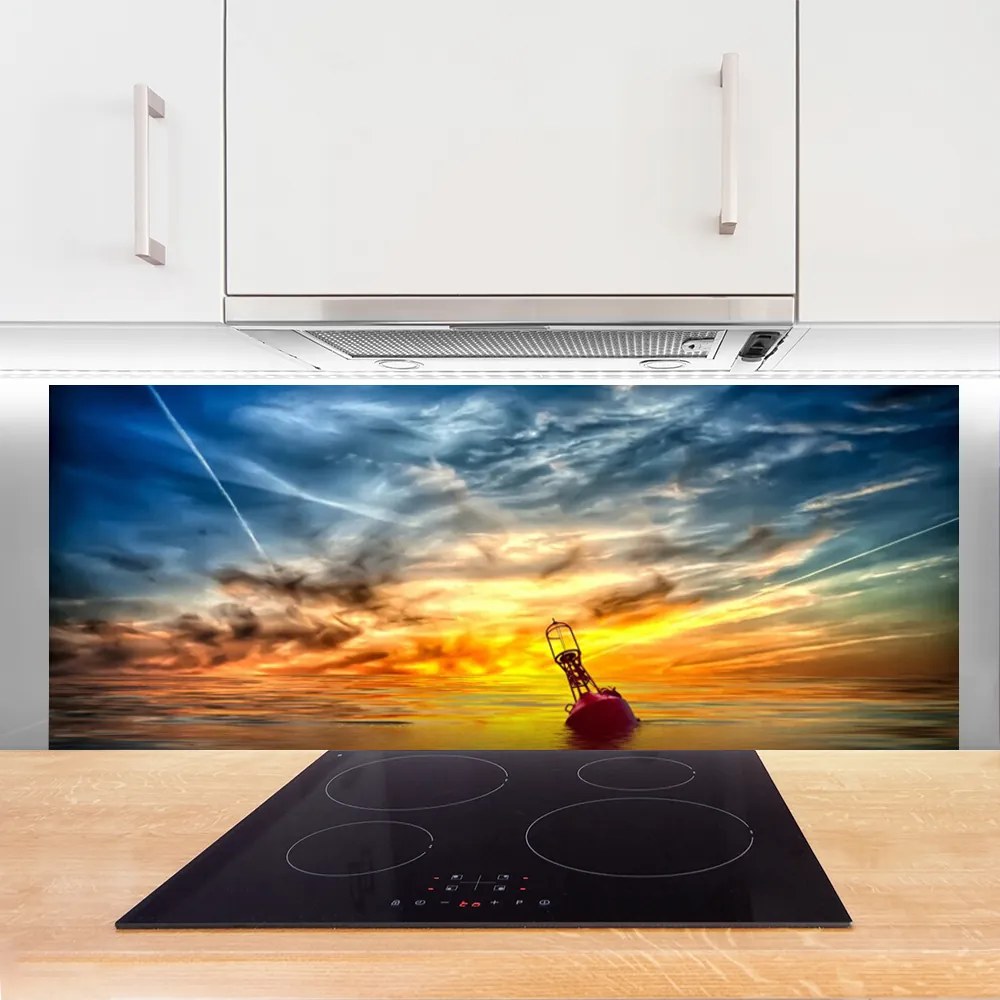 Panel nad blat kuchenny Artystyczna Wizualizacja Energii