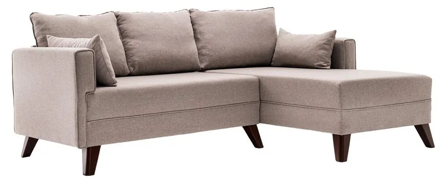 Narożna sofa rozkładana Bella Corner Right 2 Cream