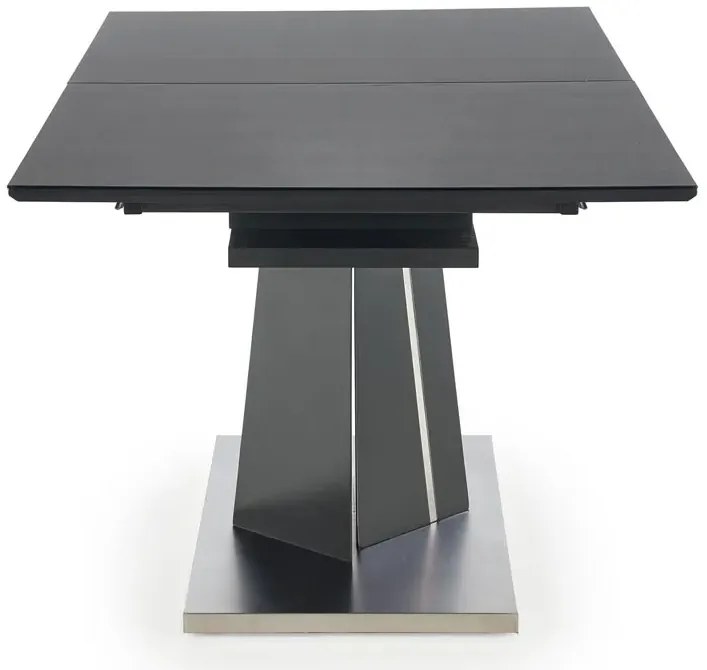 Czarny szklany stół z fukcją rozkładania - Vuppi