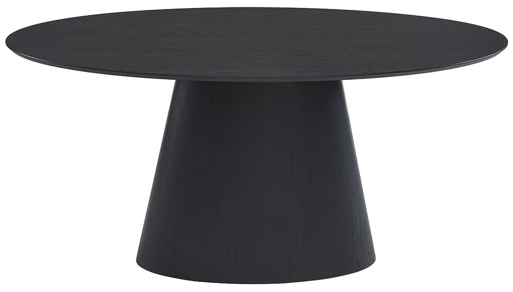 Stół do jadalni dla 6 osób z MDF - Czarny - ANTELADA