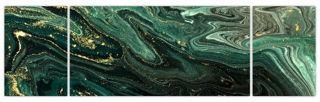 Obraz - Zielony marmur (170x50 cm)