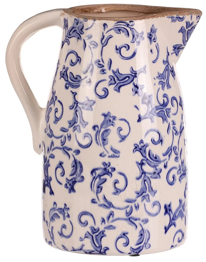 Ceramiczny dzban w stylu retro, 20 x 16 x 24 cm