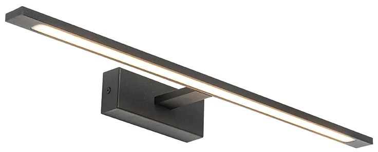 Nowoczesna lampa ścienna czarna 62 cm z wbudowaną diodą LED IP44 - Jerre Nowoczesny Oswietlenie wewnetrzne