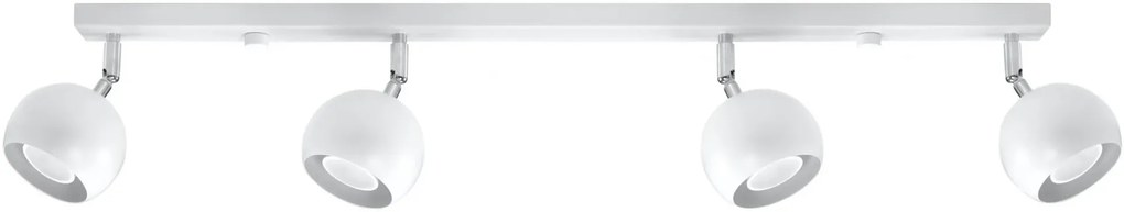 Biały regulowany plafon reflektor - EX512 G5-P55