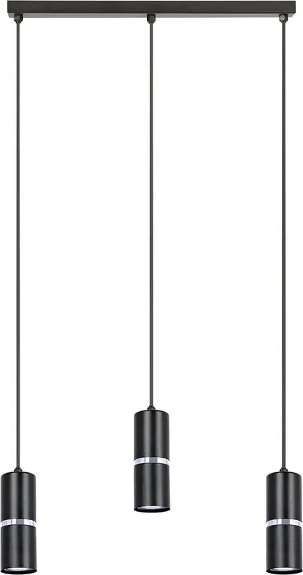 Lampa wisząca z 3 metalowymi kloszami - 12X A562 A5-P89