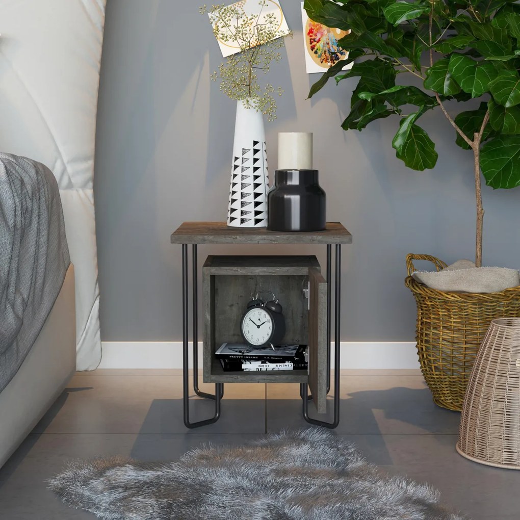 Stolik nocny Acres Nightstand Dark Coffee