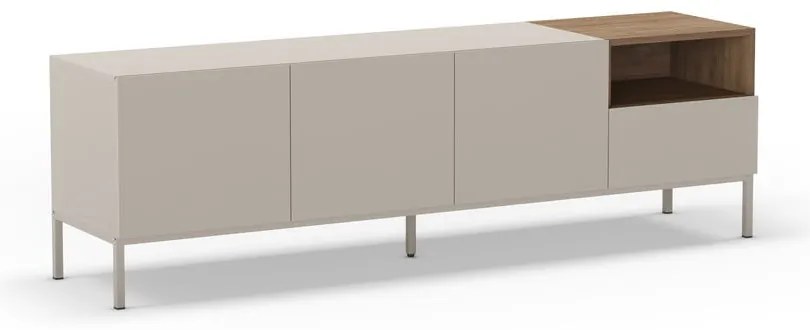 Kremowa szafka pod TV 180x55 cm Cailin – Marckeric