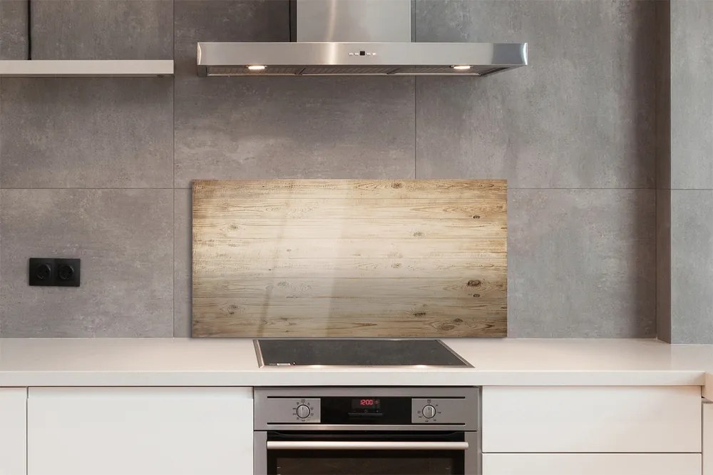 Szklany Panel Rustykalne Deski z Sękami