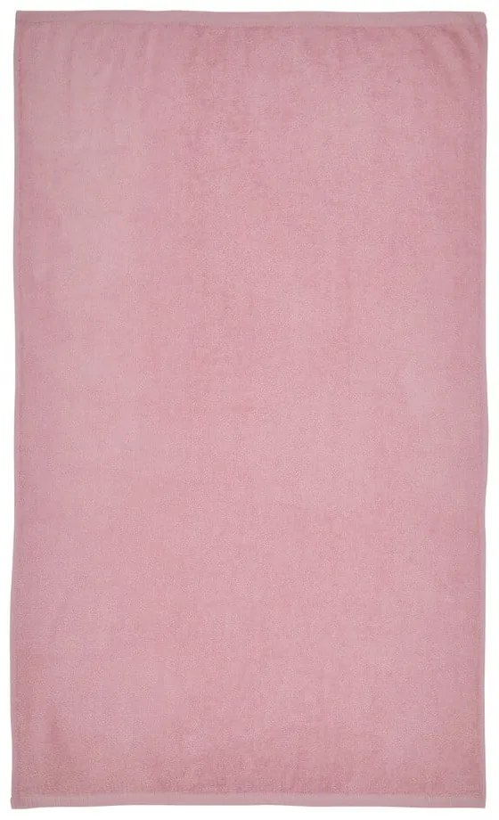 Różowy bawełniany ręcznik kąpielowy szybkoschnący/frotte 90x140 cm Quick Dry – Catherine Lansfield