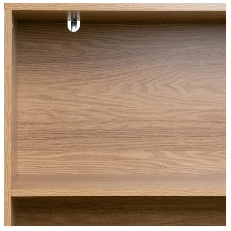 Regał w dekorze dębu w naturalnym kolorze 80x172x40 cm Elia – Casa Selección