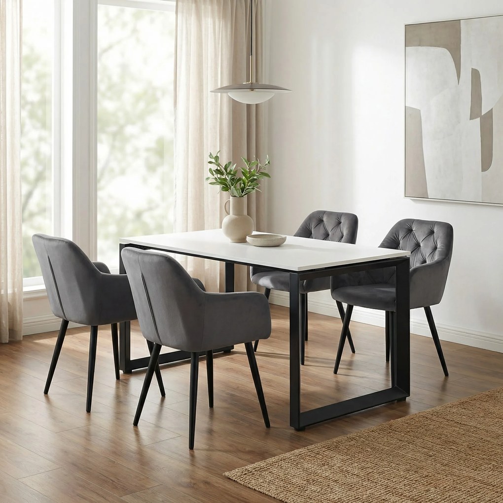 Krzesło biurowe MARTY, czarny