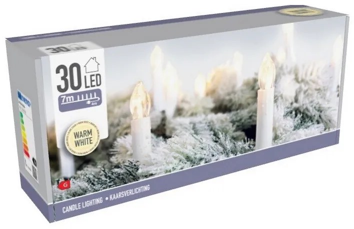 Lampki LED Candle Lights, 30 LED