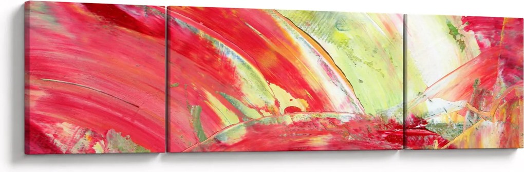 Obraz abstrakcji - malarstwo (170x50 cm)