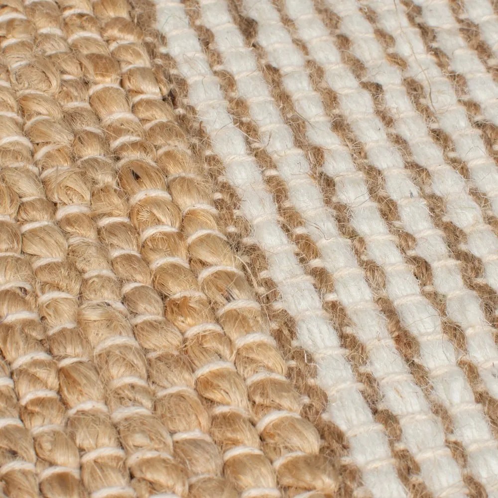 Zielono-naturalny chodnik z mieszanki juty tkany ręcznie 60x230 cm Medina Blocks – Flair Rugs