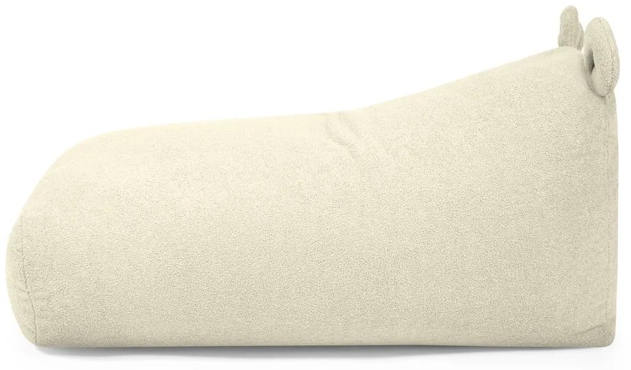 Brązowy dziecięcy worek do siedzenia z materiału bouclé Snug 130 Bear – SLOWDOWN