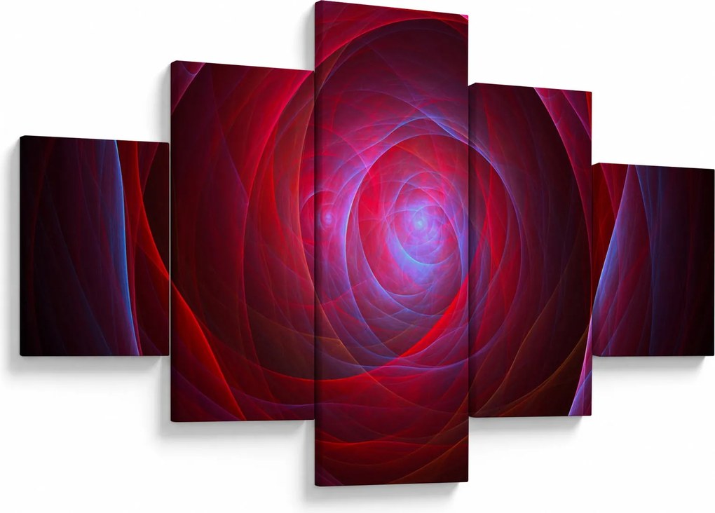 Abstrakcyjny obraz oczu (125x70 cm)