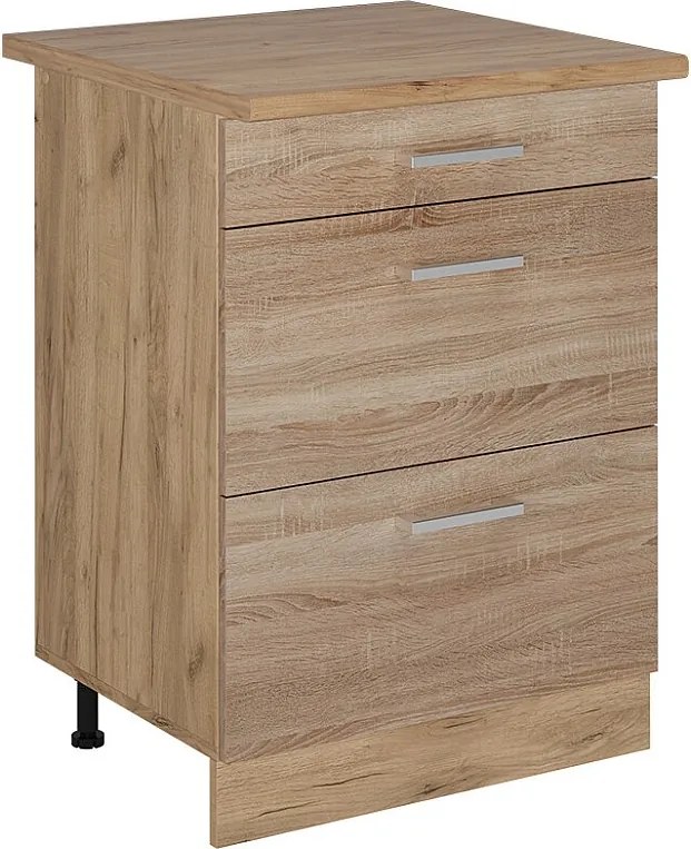 Szafka dolna do kuchni sonoma 60x60x81.6 r-line