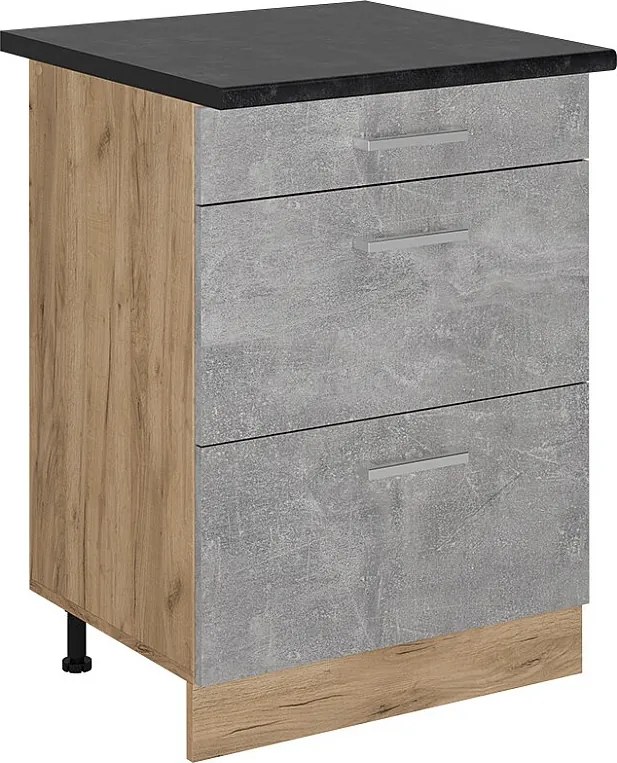 Szafka dolna do kuchni beton 60x60x81.6 r-line