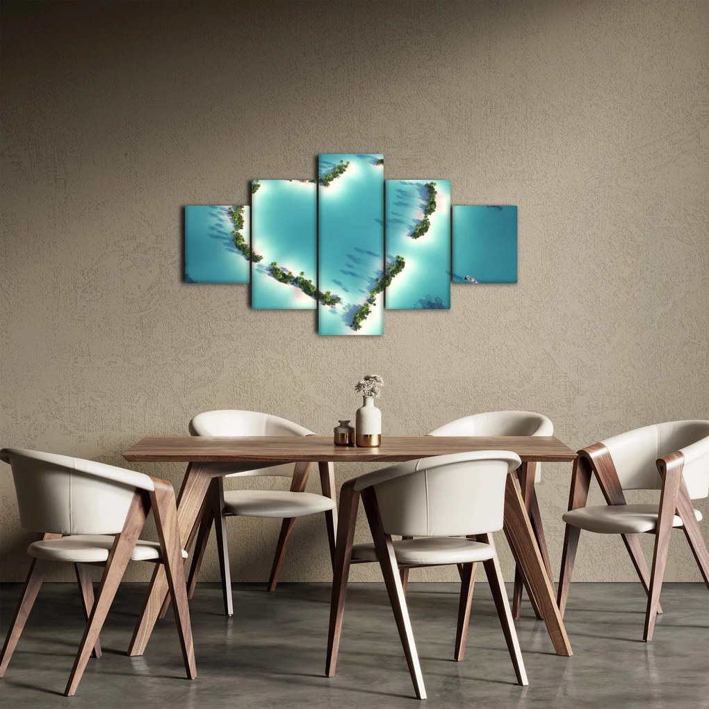 Obraz - Wyspy serca (125x70 cm)
