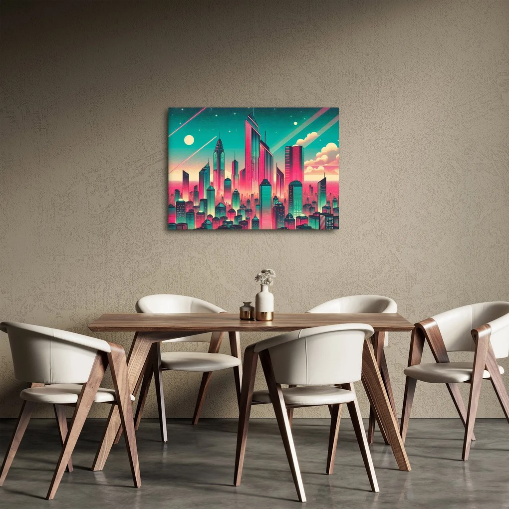 Obraz – Metropolia w stylu pop-art (70x50 cm)