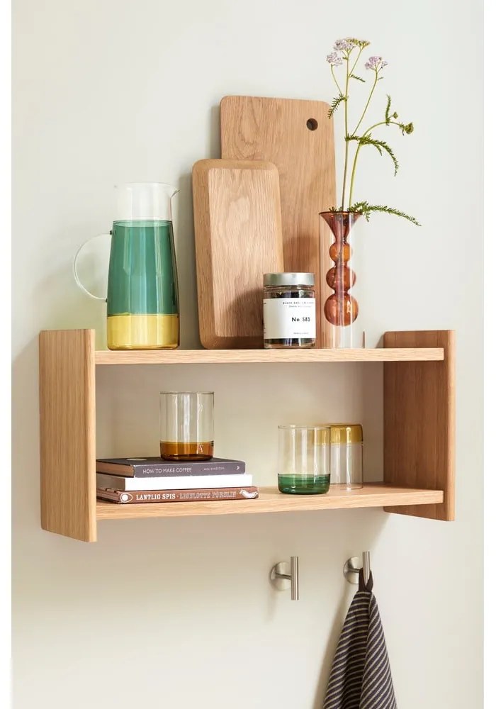 Wielopoziomowa półka w dekorze dębu 62 cm Less – Hübsch