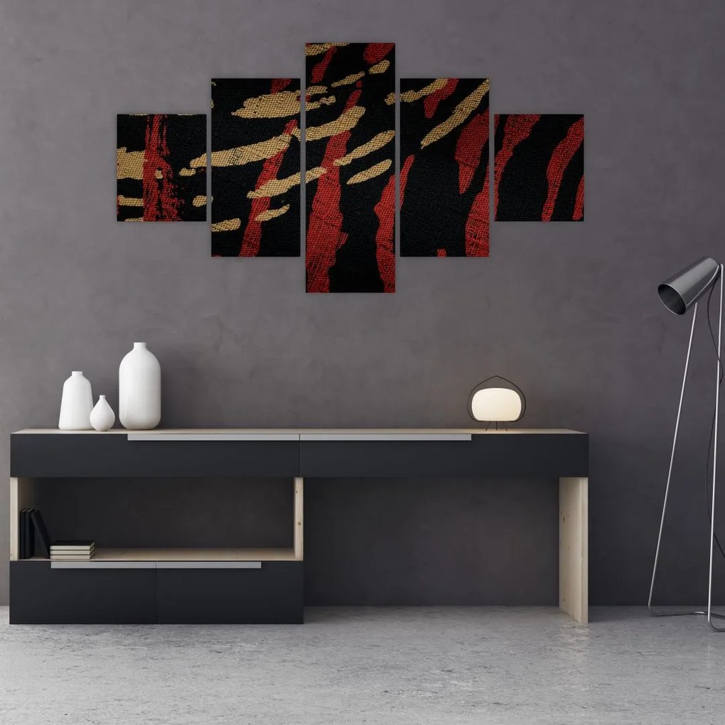 Obraz abstrakcji (125x70 cm)