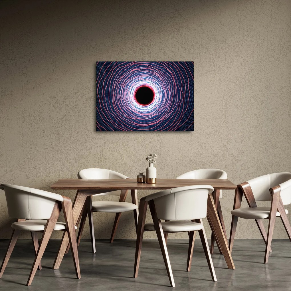 Obraz abstrakcji koła (70x50 cm)