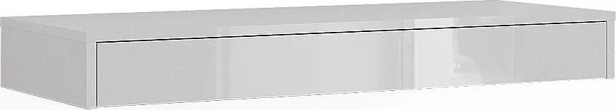 Półka ścienna biały wysoki połysk 100x40.1x12 sherry