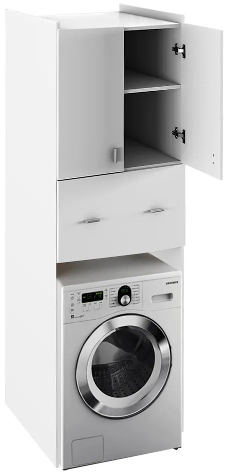 Głęboka szafka nad pralką NATALI TYP 9, biały