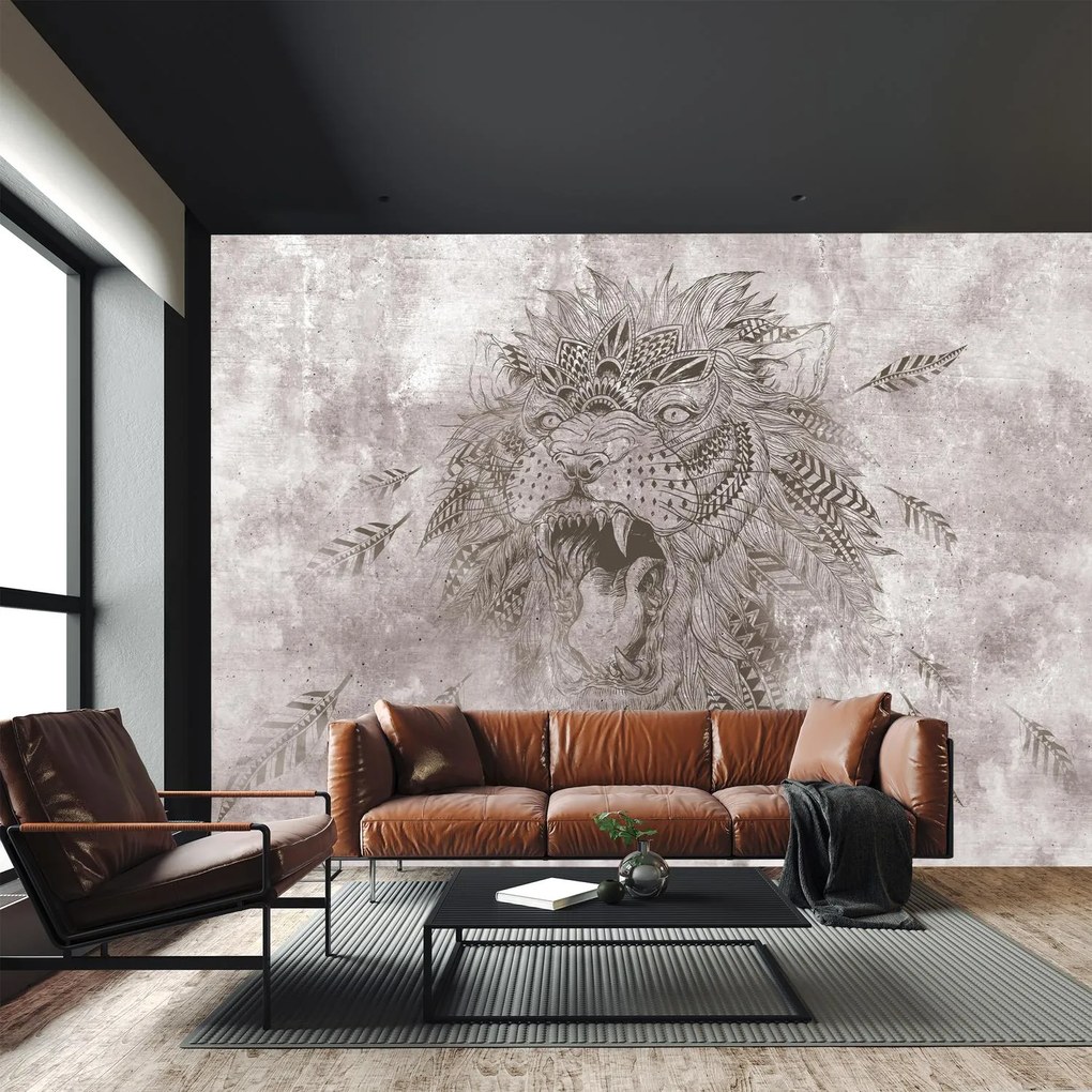 Fototapeta - Lew (196x136 cm)