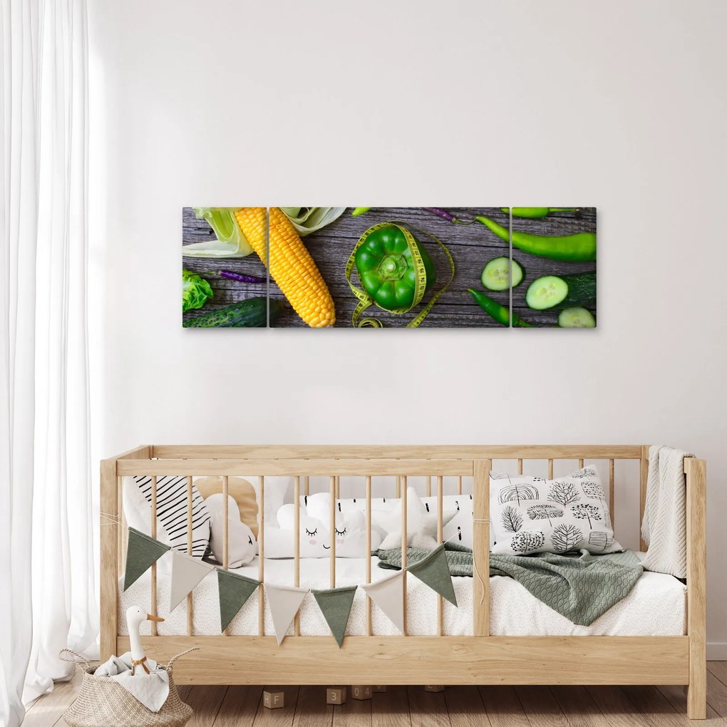 Obraz z warzywami (170x50 cm)