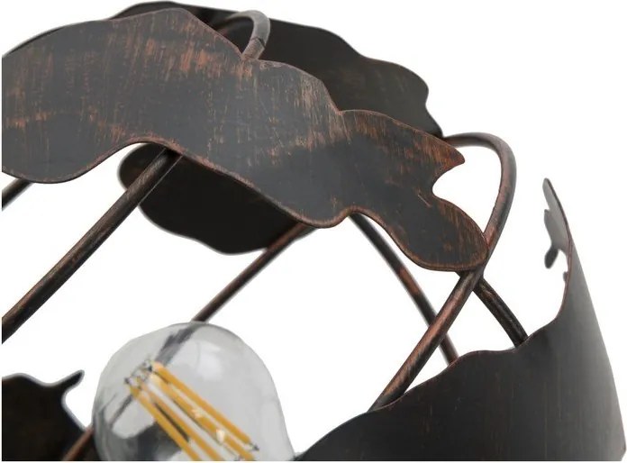 Czarna lampa stołowa z metalowym kloszem (wysokość 40 cm) World Industry – Mauro Ferretti