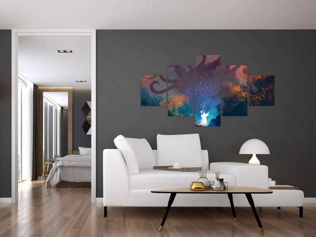 Obraz - Czarujący czarodziej (125x70 cm)