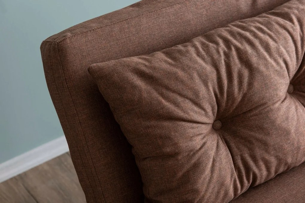 Sofa rozkładana Sando 2 jasny brąz
