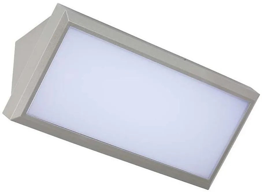 LED zewnętrzna lampa ścienna LED/20W/230V 3000K IP65 szara
